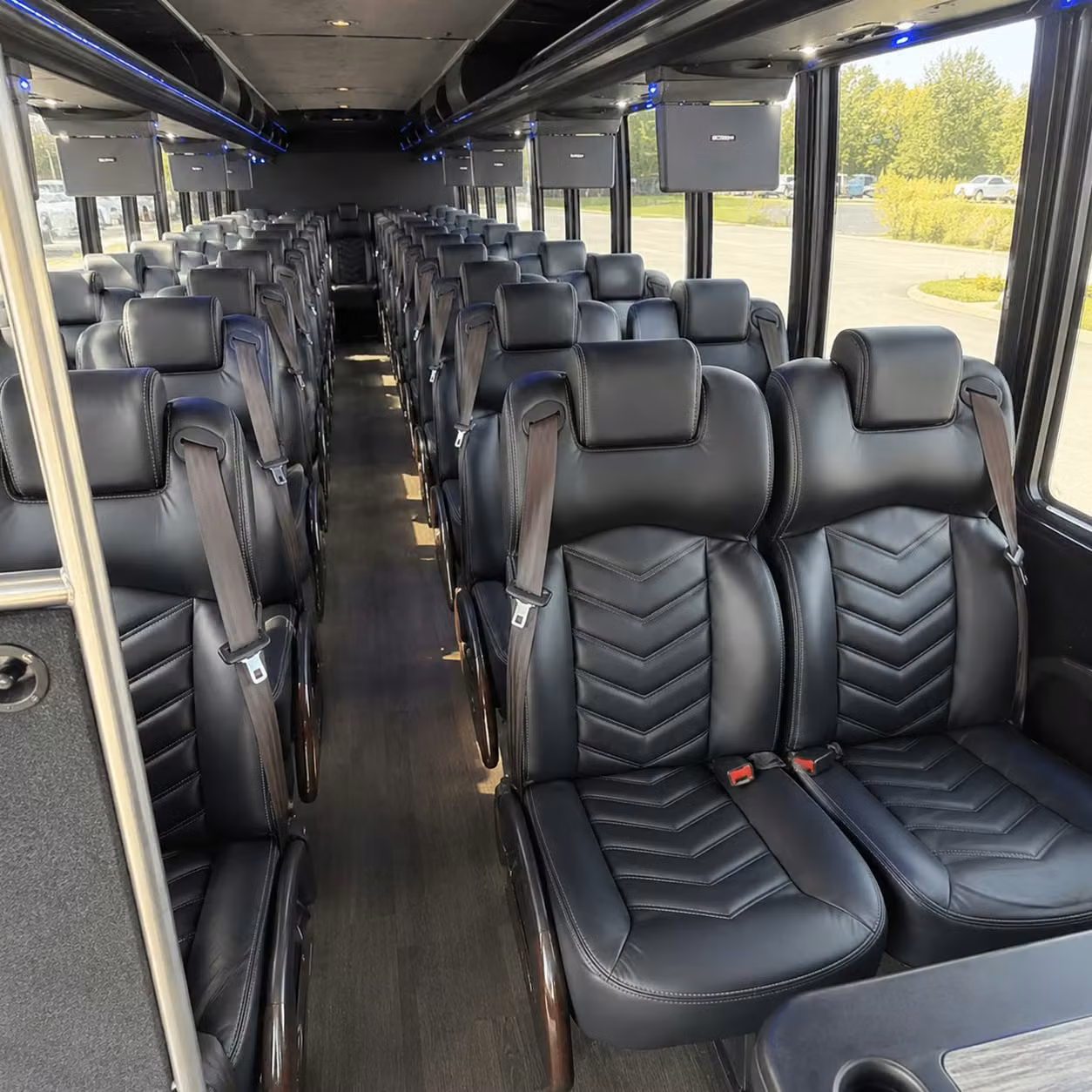 28 passenger minibus inside
