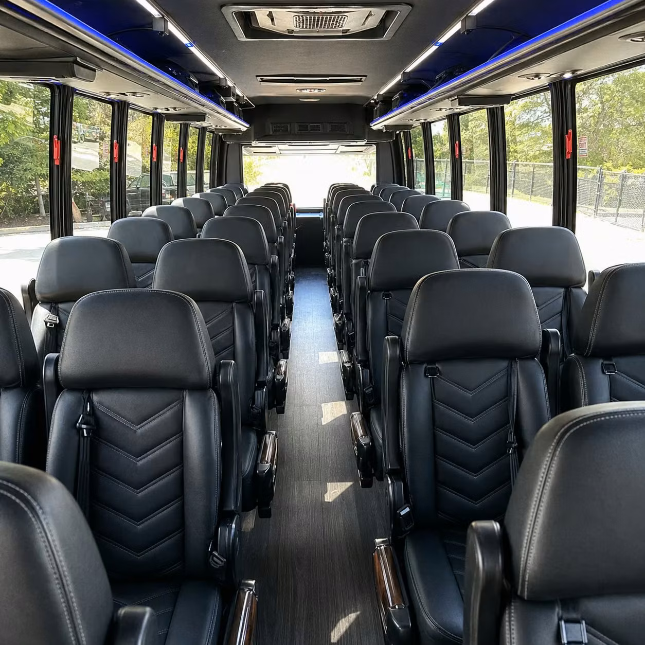 35 passenger minibus inside