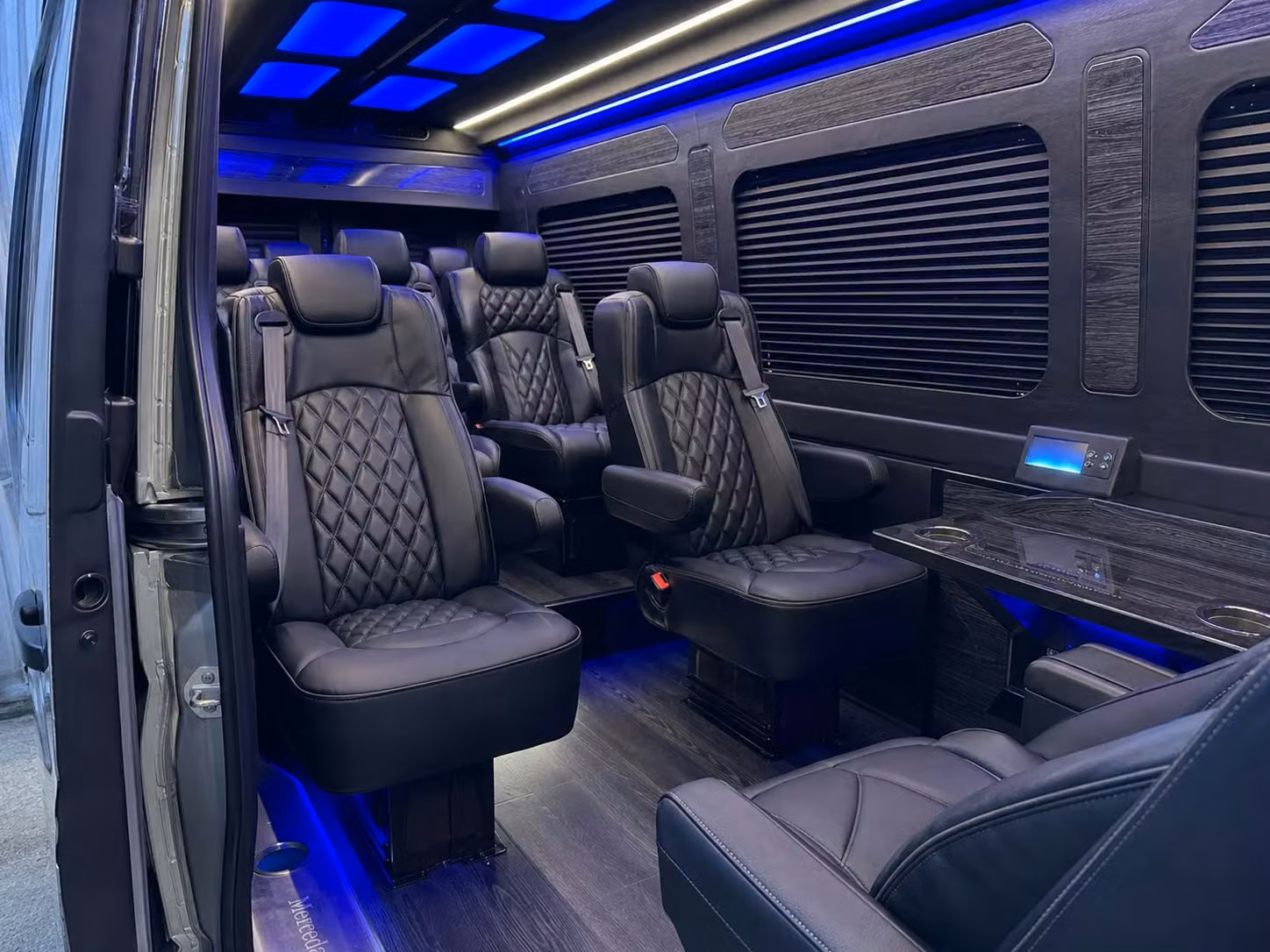 sprinter van transportation for groups and events across everett